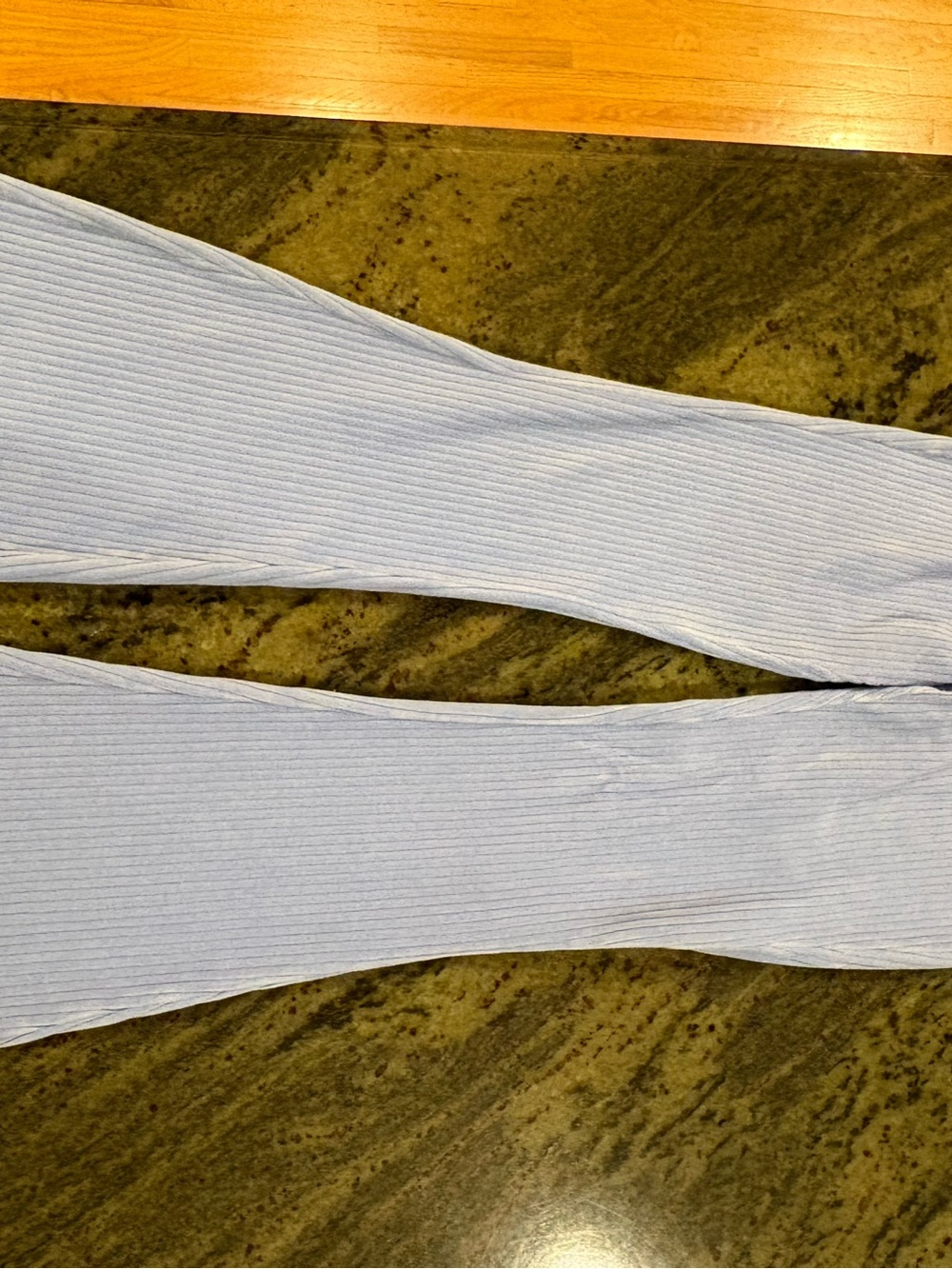 Women’s light blue flared pants